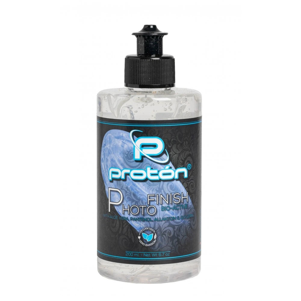 Proton Tattoo Photo Finish bottle on a white background